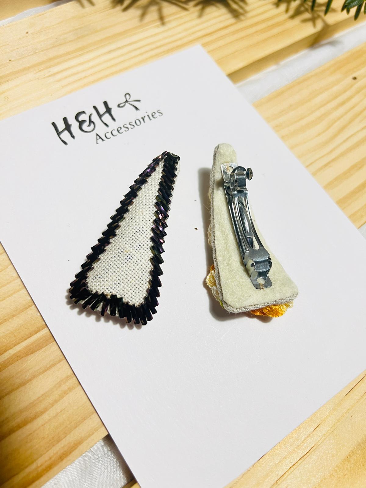 Hair Berrtte clips - Rectangular Shape