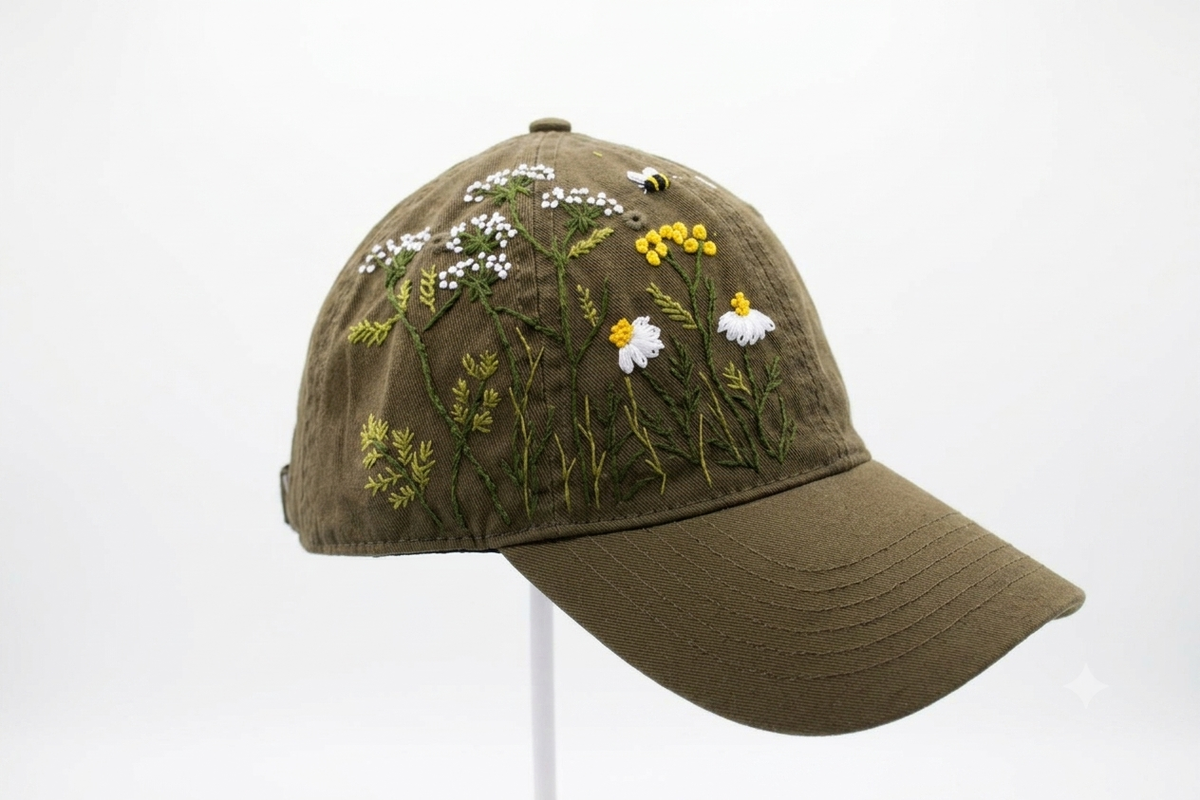 Bee & Bloom Hat