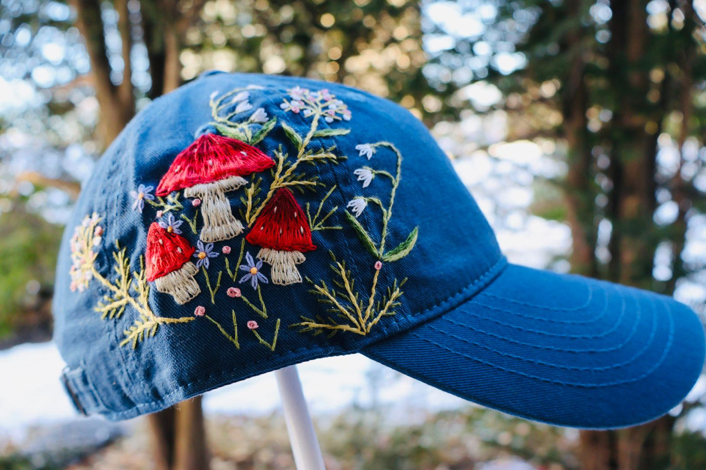 Robin Blue Mushroom Hat