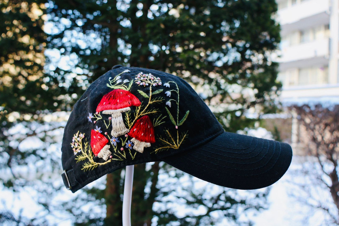 Black Mushroom Hat